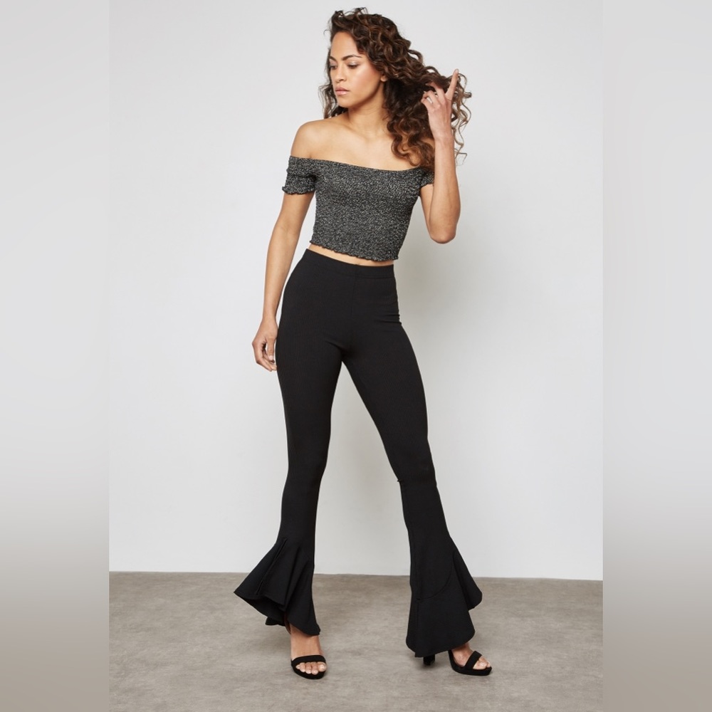 Topshop Metallic Top
